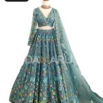 Blue Heavy Lehenga Set