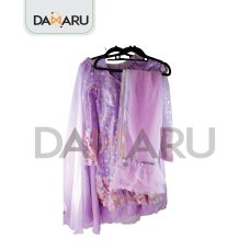 Net Kurtha & Jacquard Trousers