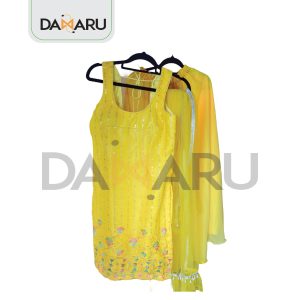Jacquard Kurtha & Plain Trouser